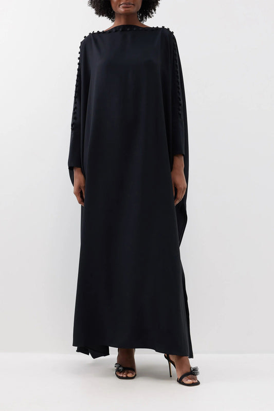 Serene Silhouette | Black Kaftan