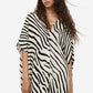 Wild Stripe | Zebra Print Shirt Dress