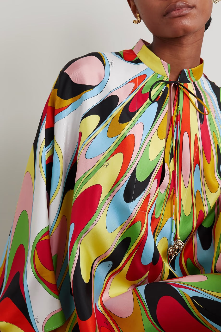 Marble Mirage | Multicolor Kaftan