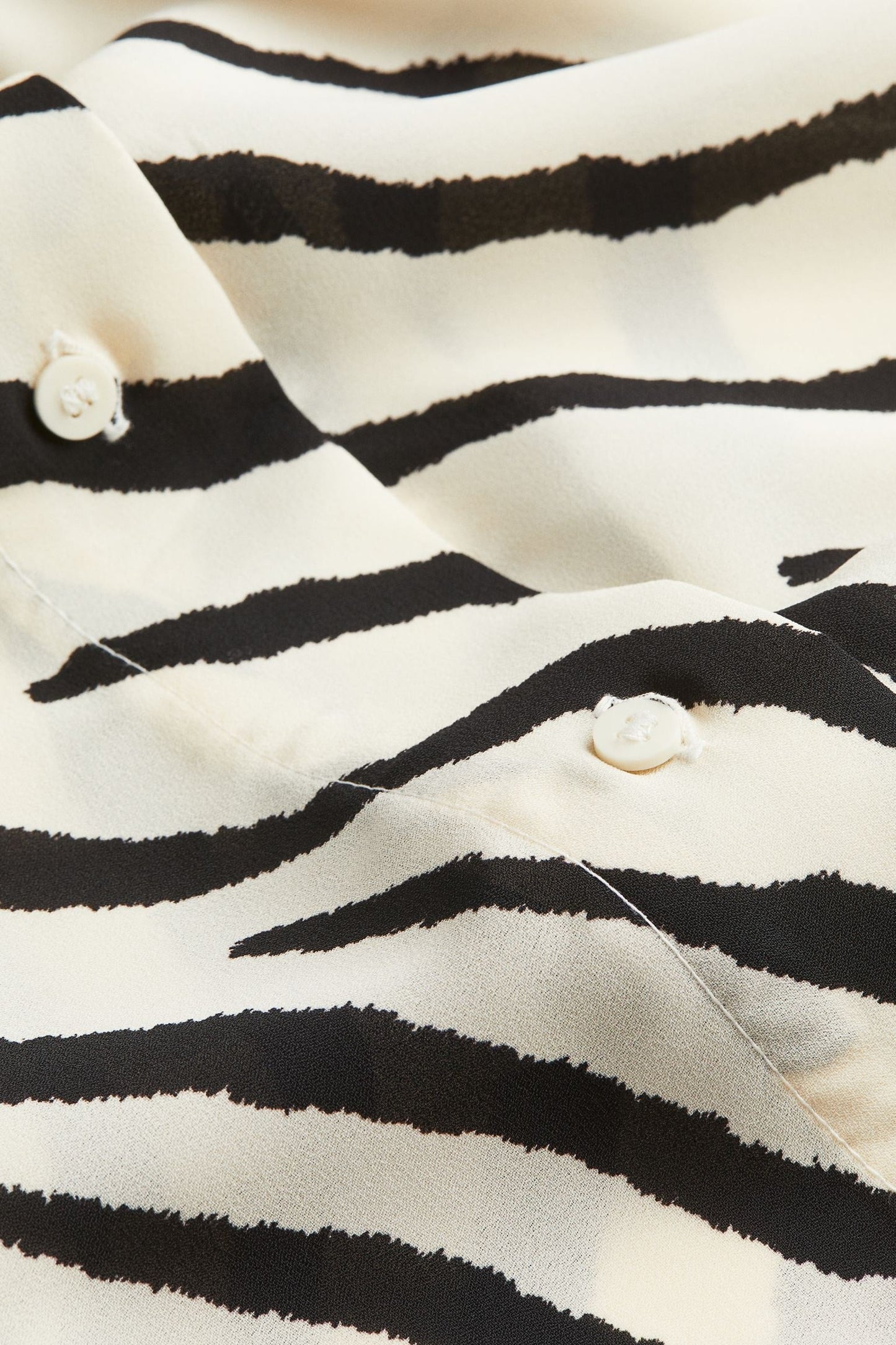 Wild Stripe | Zebra Print Shirt Dress