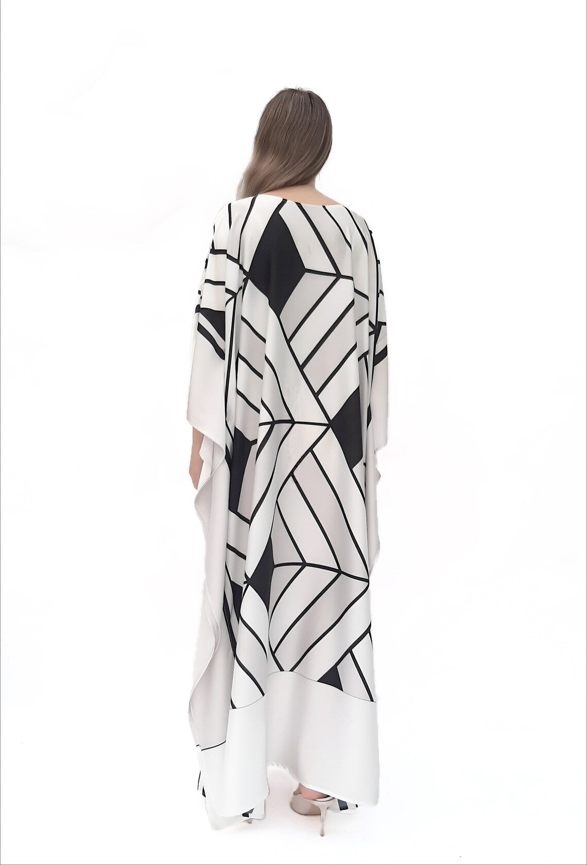 White Oasis Kaftan Dress