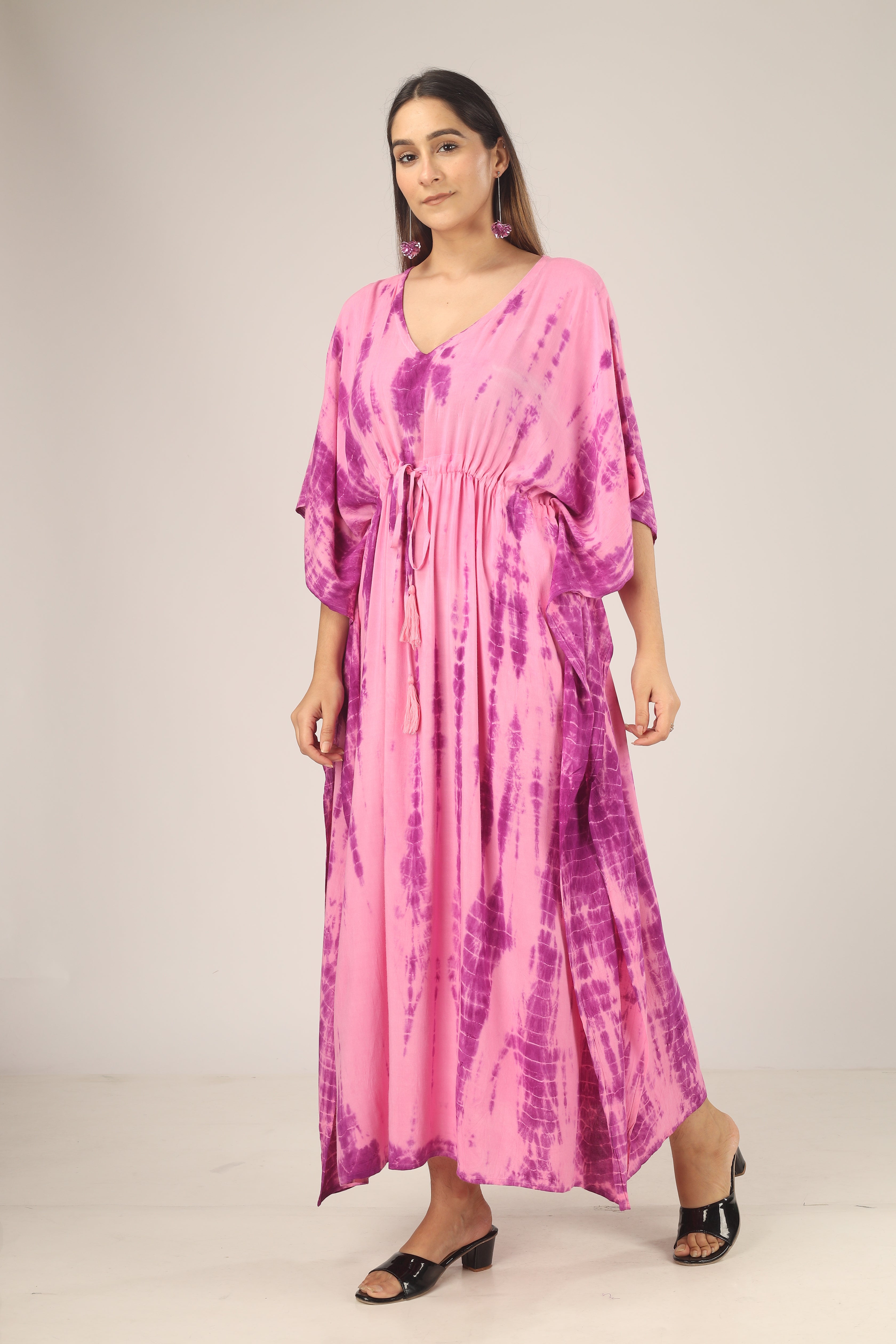 Kaftan with shops pockets