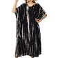 Midnight Streak | Black Tie Dye Kaftan