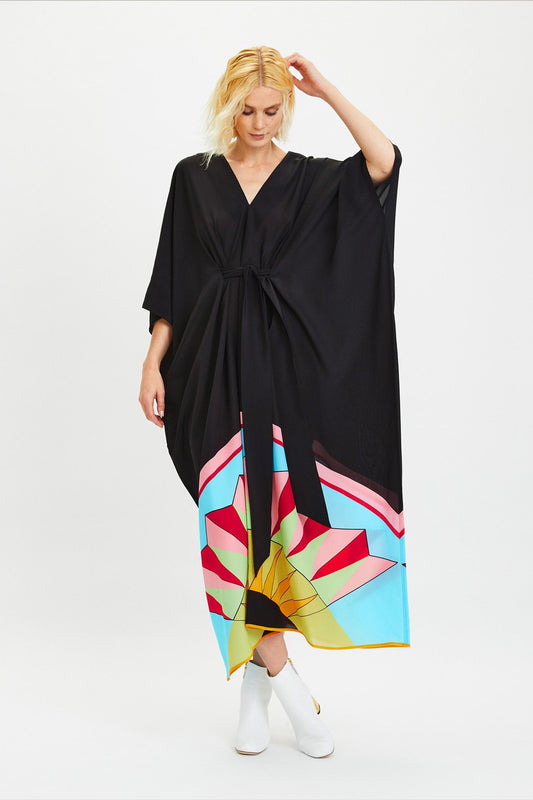 Nightfall Radiance | Black Kaftan