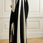 Ebony & Ivory | Black & White Party-Wear Kaftan Dress