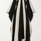 Ebony & Ivory | Black & White Party-Wear Kaftan Dress