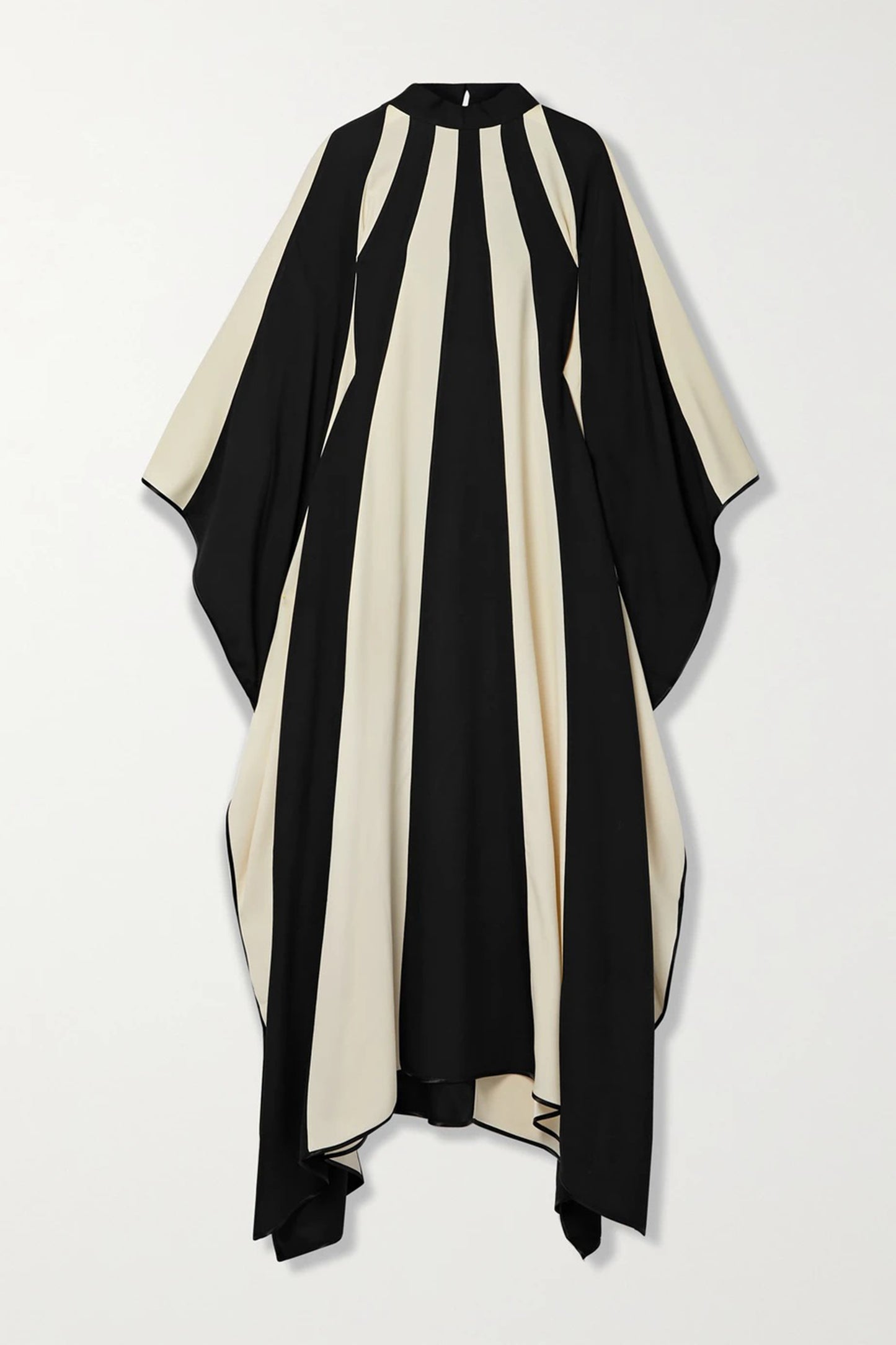 Ebony & Ivory | Black & White Party-Wear Kaftan Dress